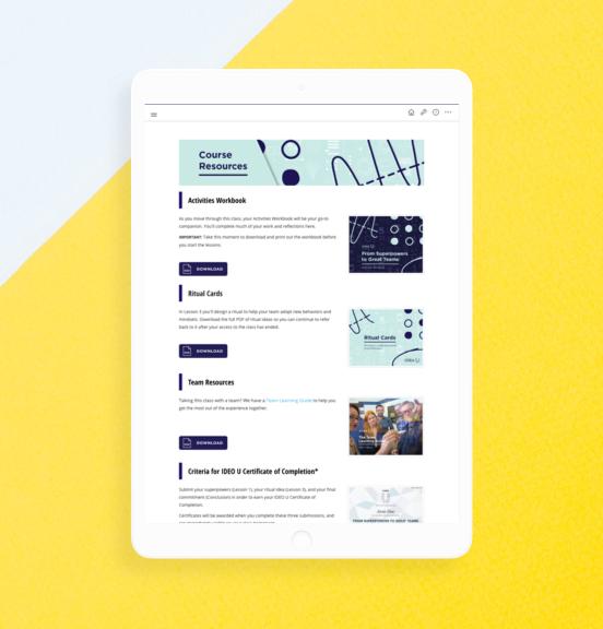 Deepen Your Learning